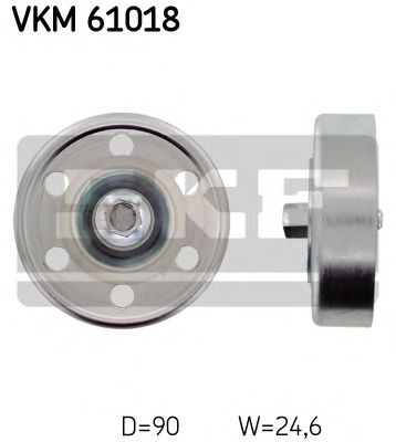 VKM 61018 SKF Натягуючий ролик поліклинового ременя1